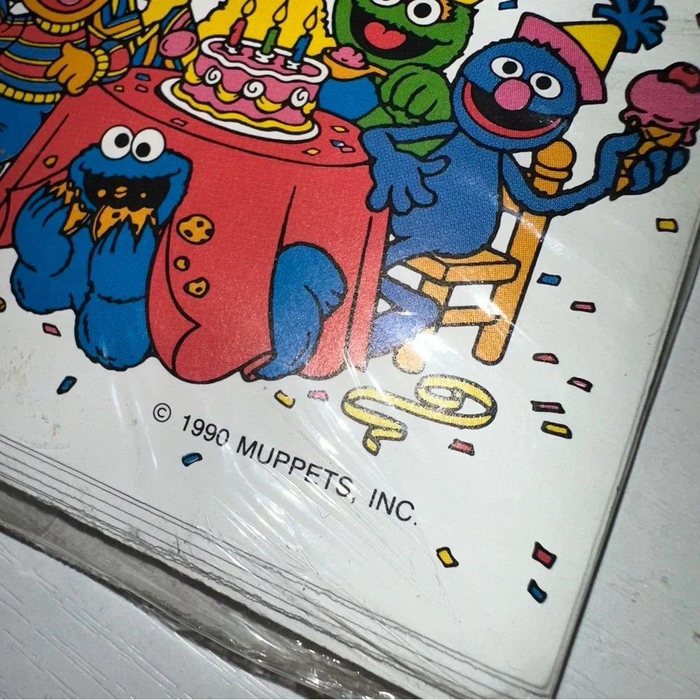 Vintage 1990 Sesame Street “You’re Invited” Card Set